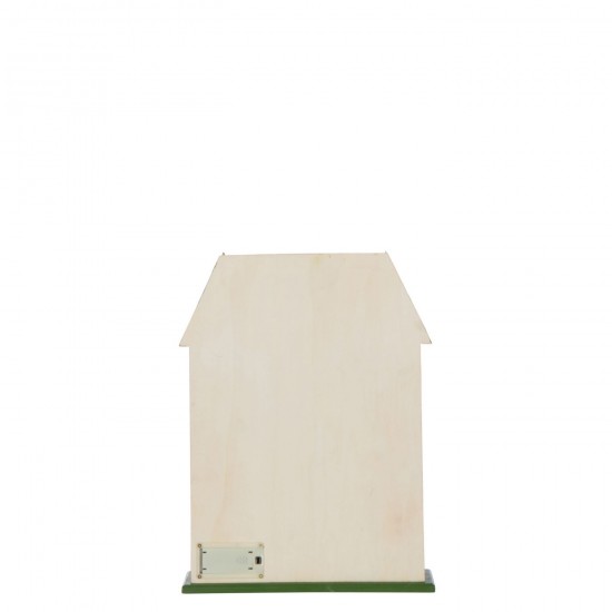 J Line House Advent Calendar Led Plywood Christmas Red Dark Green calendars.