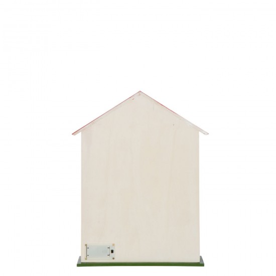 J Line House Advent Calendar Led Plywood Christmas Red White calendars.