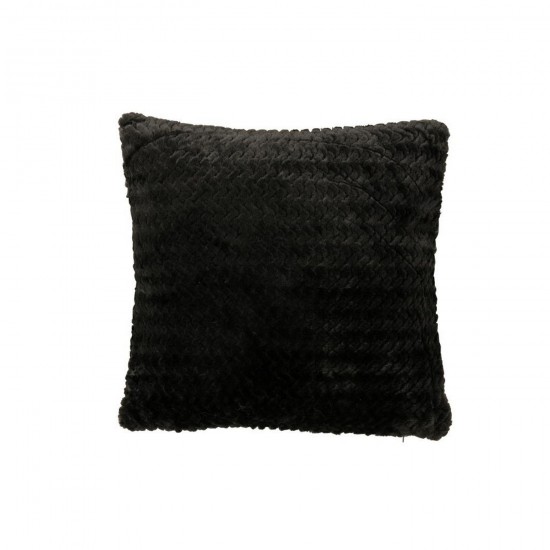 J Line Kussen Polyester Zwart L45xB45xH15 cm sierkussens sierkussentjes JO56913.