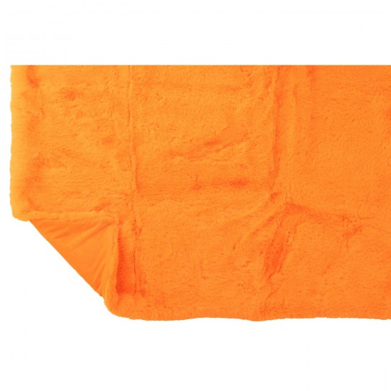 Jline Deken Cutie Polyester Fluo Oranje.