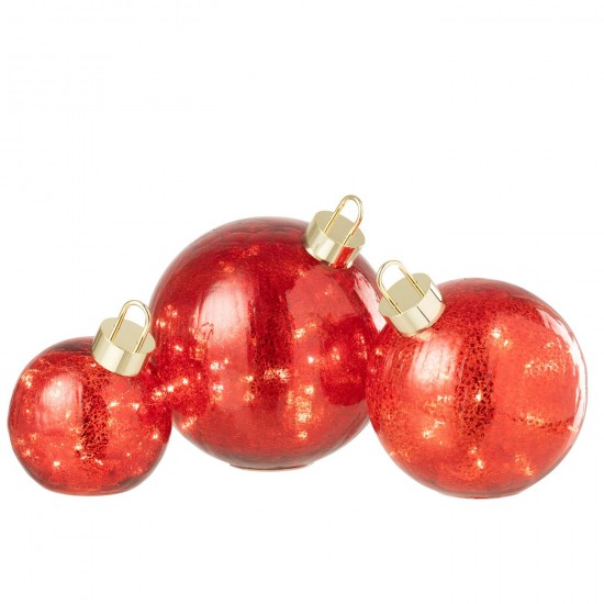 Jline Weihnachtskugel Led Glas Weihnachtsrot Large weihnachtskugeln christbaumkugeln.