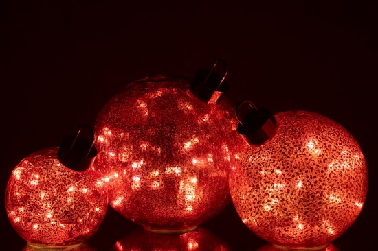 J Line 57164 Accessori Della Casa Kerstversiering kerstbol Dekoration Decoracion kerstbal Weihnachtskugeln Christbaumkugeln De.