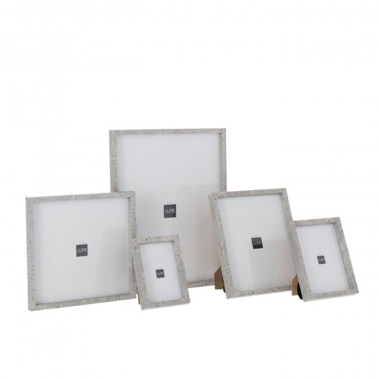 J Line Cadre photo simple Cadres photo simple Jolipa Cadre Photo Rectangle 30X40Cm Mdf Gris Clair.
