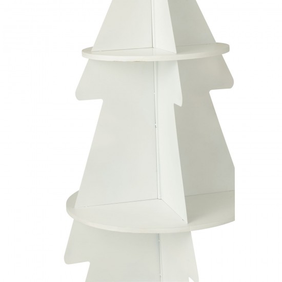 Jline Rek X Mas Tree Metaal Wit Medium.