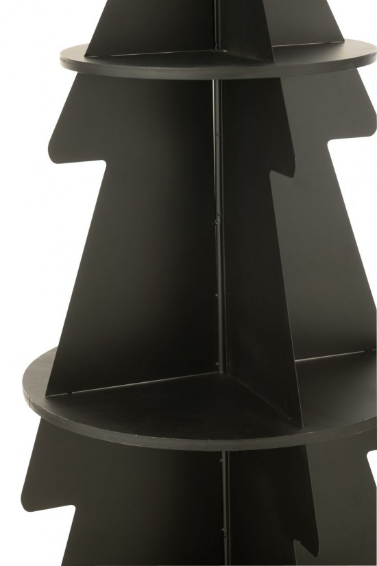 Jline Rek X Mas Tree Metaal Zwart Medium.