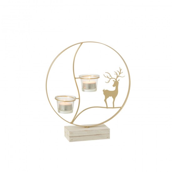 Jline 57383 Kaarshouders Support Bougie Candleholders Kerzenhalter Soporte Vela Portacandela DECORATIE Thee Windlichten Kandel.