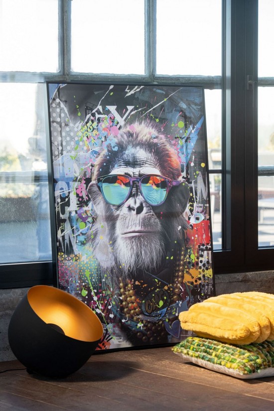 J Line Dipinto Monkey Acrilico Multicolore Pintura Monkey Acrílico Multicolor.