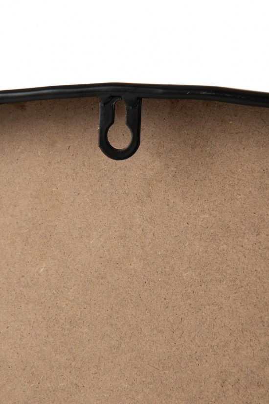 Jline Wandklok Mdf Bruin Zwart Large.