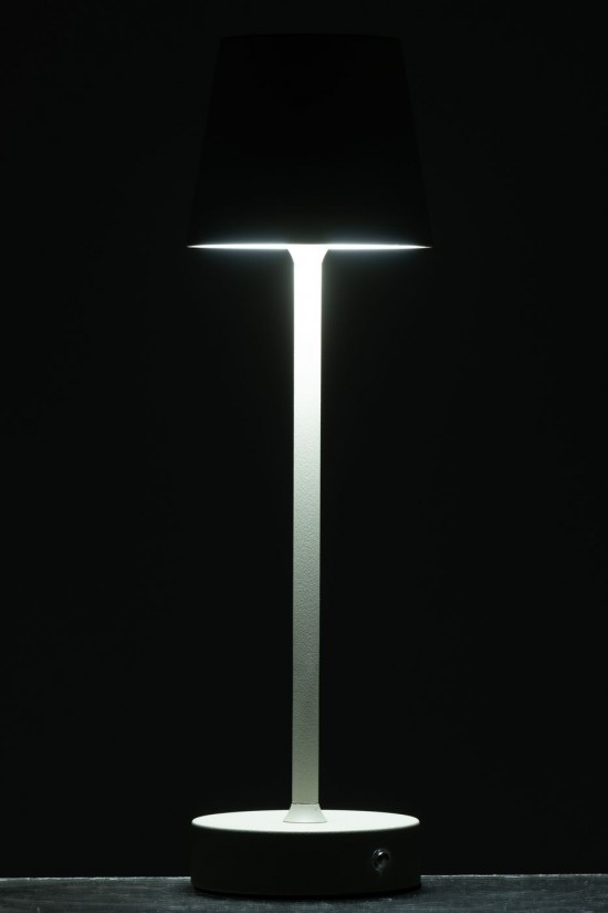 Jline Tafellamp Goa Metaal Taupe.