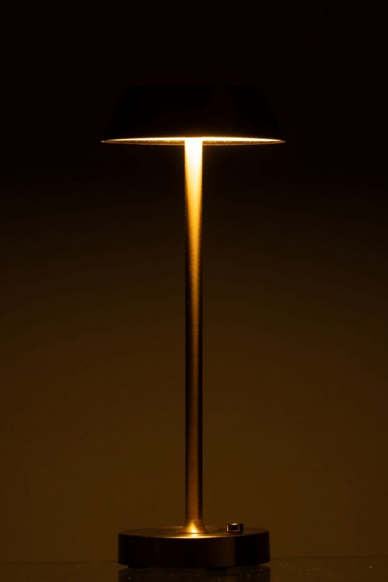 J Line Éclairage Armatures Luminaires D'intérieur Pieds De Lampe Avec Abat Jour Lampes De Table Jolipa Lampe Noé Métal Doré.