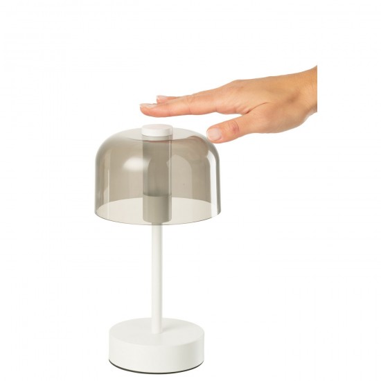 Jline Lampe Woa Metall Weiß Lampenfusse Mit Schirmen Tischlampen Tischleuchten Innenleuchten.