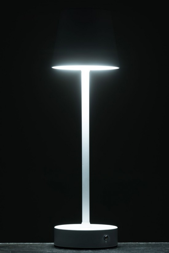 Jline Tafellamp Goa Metaal Wit.