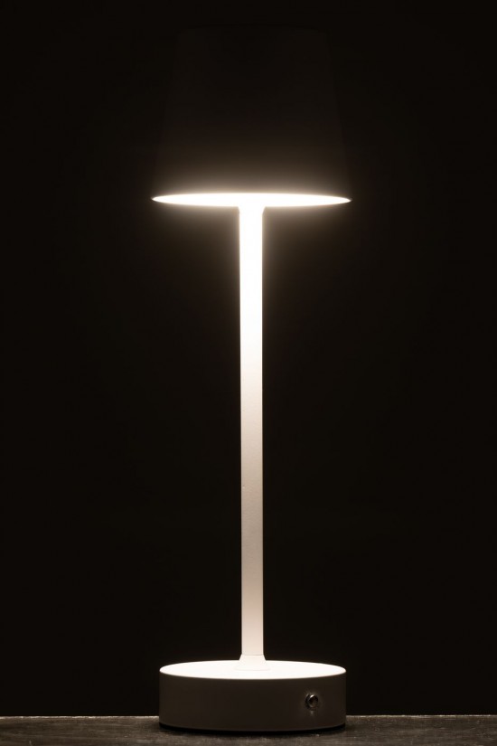 J Line Table Lamp Goa Metal White Table Lights.