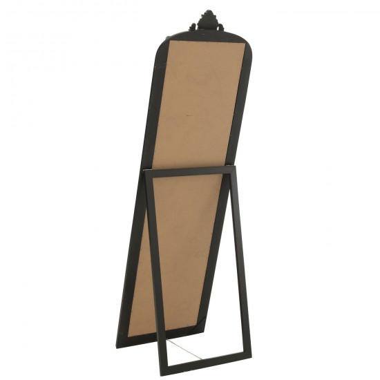 J Line miroirs sur pied Jolipa Miroir Sur Pied Emi Bois Noir.