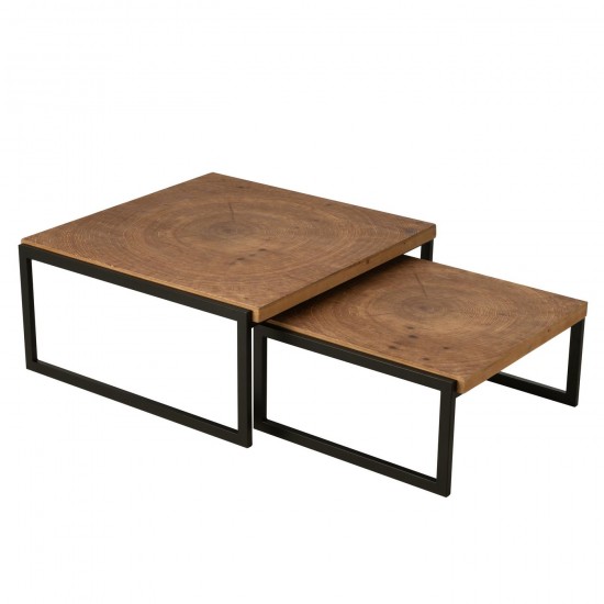 Jline S 2 Couchtisch Dos Mdf Naturell Schwarz couchtische Kaffeetische.