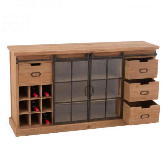 J Line Kast Lia Mdf Naturel.