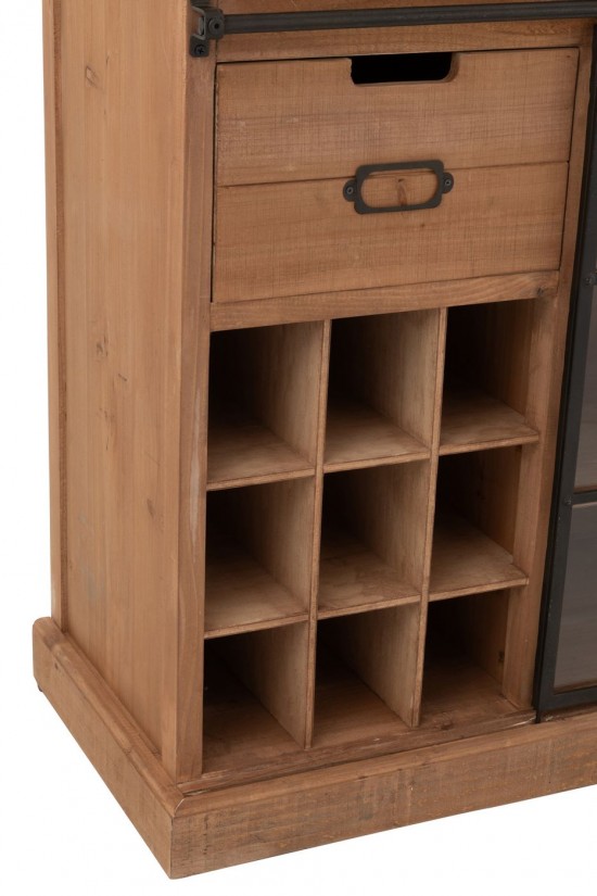 J Line Cabinet Lia Mdf Natural closets cupboards closets.