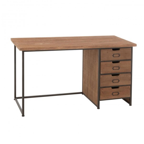 J Line Bureau Moa Mdf Naturel L140xB60xH77 cm buros secretaires schrijftafels JO57490.