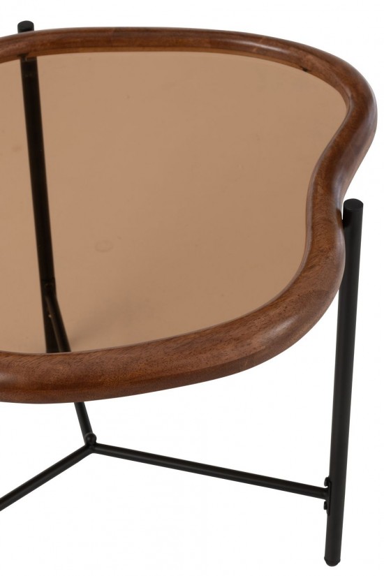 Jline Couchtisch Zip Glas Mehrfarbig beistelltische.