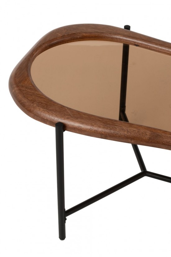 Jline Couchtisch Zig Glas Mehrfarbig couchtische Kaffeetische.