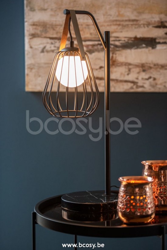 J Line Jline Lampada A Tavolo Ignes Acciaio Marmo Nero Lampara De Mesa Ignes Acero Marmol Negro