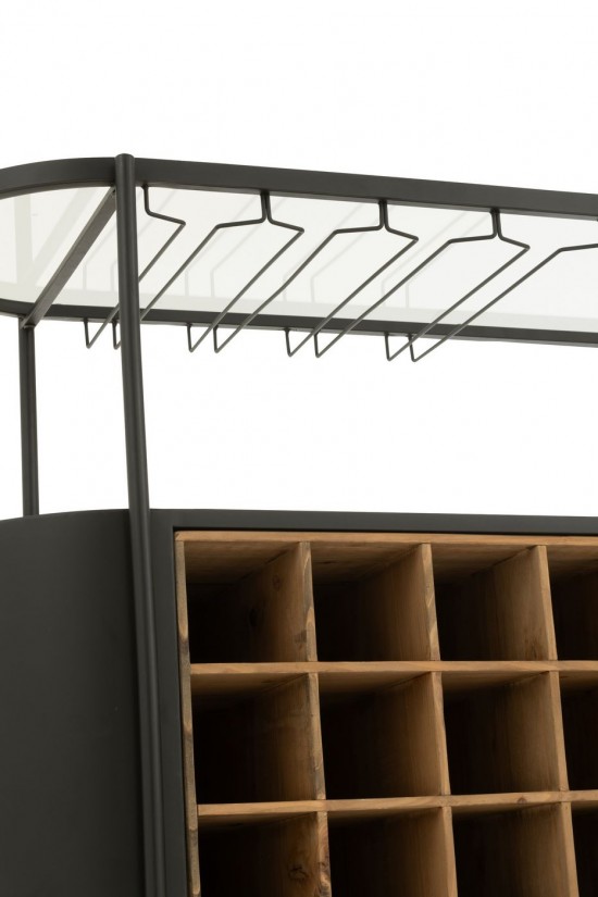 J Line 57580 Barkasten bar meuble armoire bar Landelijke stijl Meubels Meubles drankkast Barschraenke Meubles d appoint Mobili.