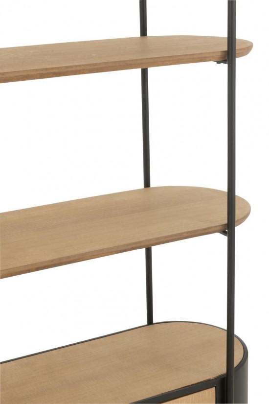 J Line 57584 armoire etagere rek Mobilier rural Furniture Rayon Moebel armoires etageres Meubles rustiques Indoor Furniture In.