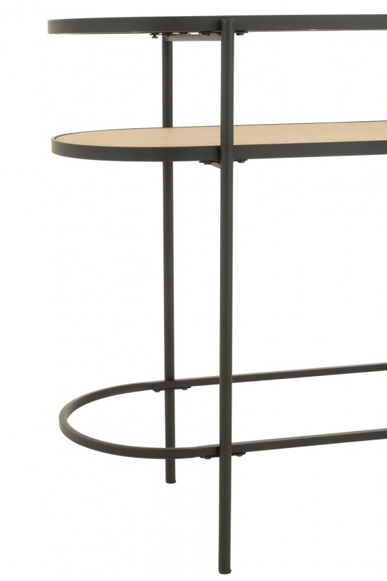 Jline Console Ijzer Naturel Zwart.
