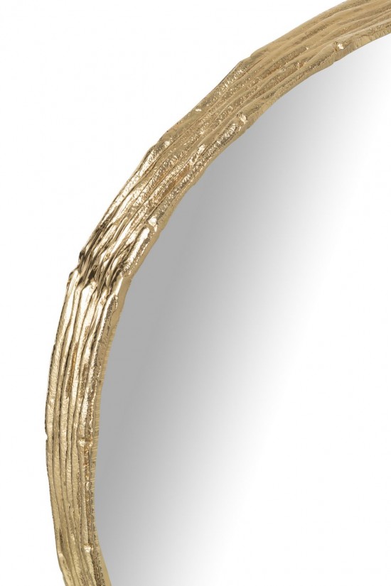 J Line Plateau de service plateaux de service Jolipa Plateau Aluminium Doré.