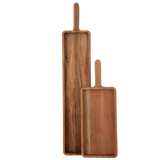 Jline Snijplank Rechthoek Acaciahout Naturel Large.