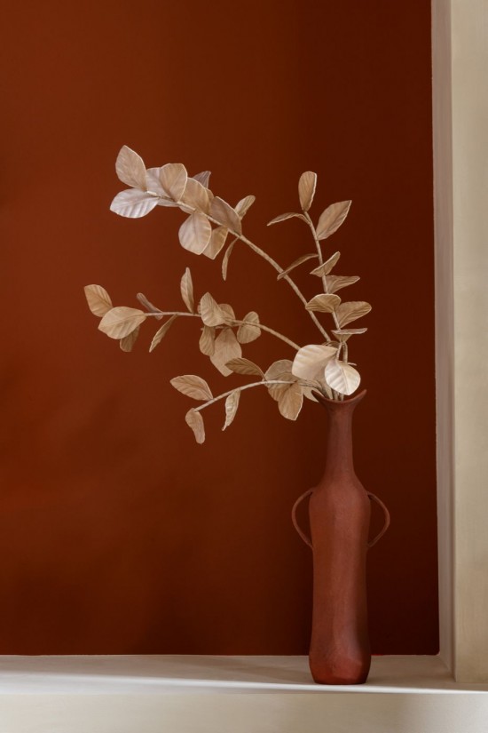 Jline Vase Aluminium Terracotta Large Deko vasen.