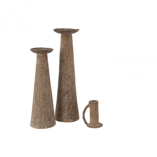 J Line Porte bougies Porte bougies Jolipa Chandelier Aluminium Marron Large.