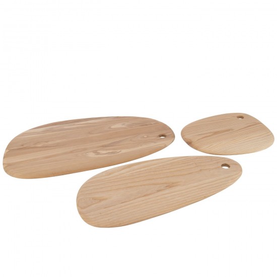 J Line planches à découper Jolipa Planche À Découper Sol Bois De Frêne Naturel Large.