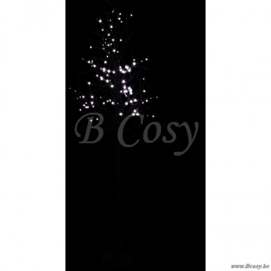 J Line arbre de Noël à paillettes noir à leds grand modèle 300CM J Line arbres sapins de noel sur pied Jolipa.