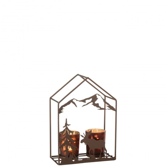 Jline 58382 Kaarshouders Support Bougie Candleholders Kerzenhalter Soporte Vela Portacandela DECORATIE Thee Windlichten Kandel.