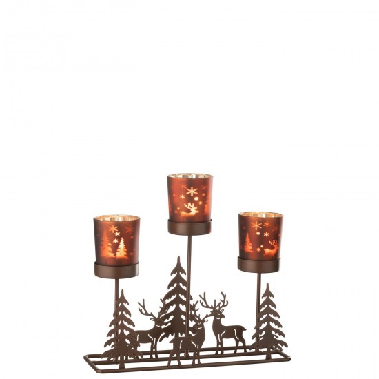 Jline 58386 Kaarshouders Support Bougie Candleholders Kerzenhalter Soporte Vela Portacandela DECORATIE Thee Windlichten Kandel.