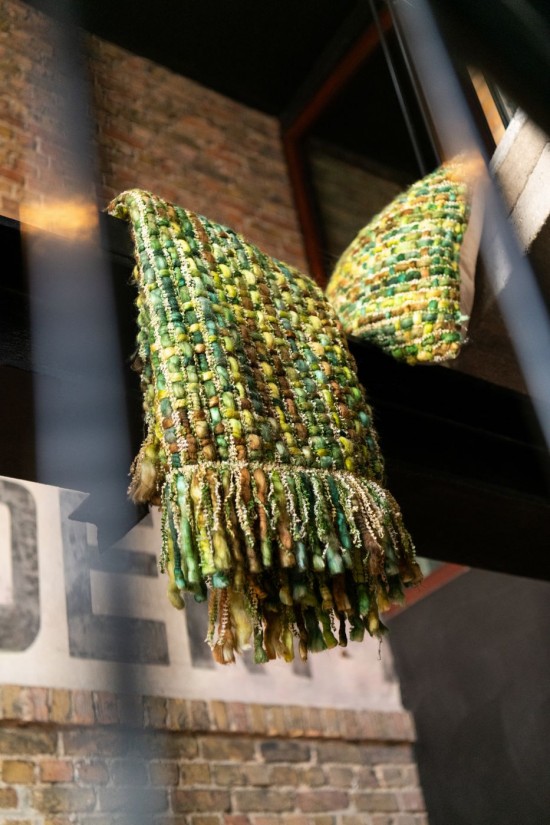 J Line Coperta A Maglia Acrilico Verde Funda Punto Acrílico Verde.