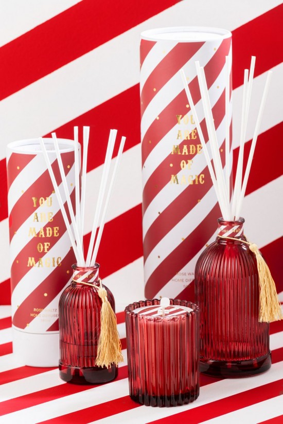 J Line Candela Profumata Magic Cera Bianco Corallo Vela Perfumada Magic Cera Blanco Coral.