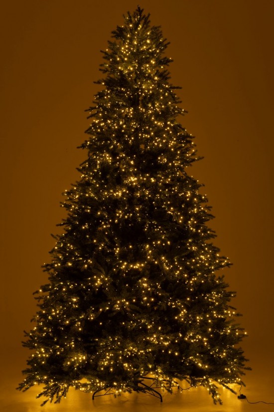 J Line arbres sapins de noel sur pied Jolipa Sapin De Noël 4000 Led Plastique Vert Foncé Extra Large.