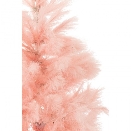 Jline Kerstboom 400 Led Pampa Metaal Lichtroze.