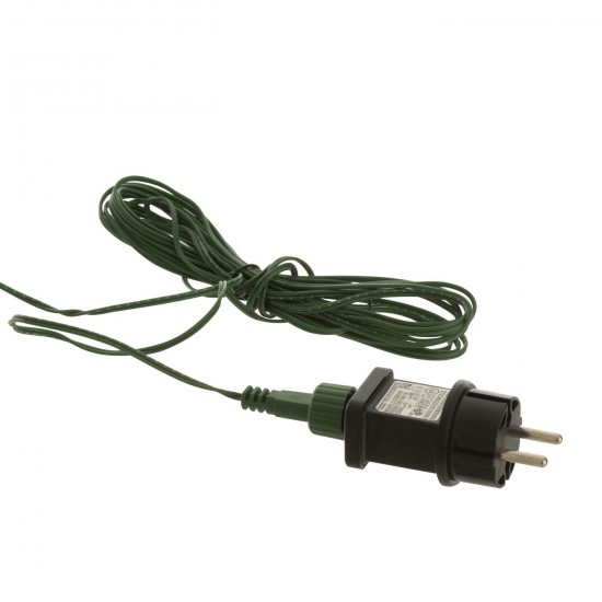 Jline Krans 20 Led Kunstmatig Rond Donkergroen Small.