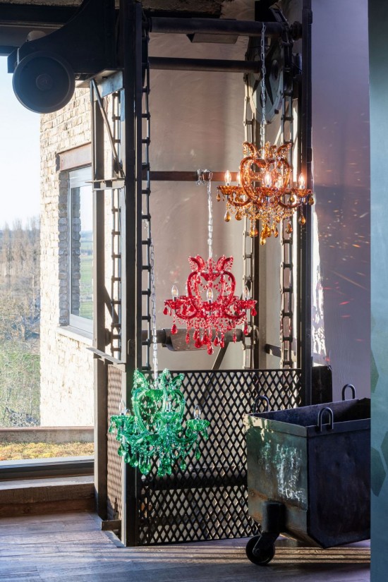 J Line Lampadario Candelabro Antico Vetro Smeraldo Lámpara De Techo Antiguo Vidrio Verde Esmeralda.