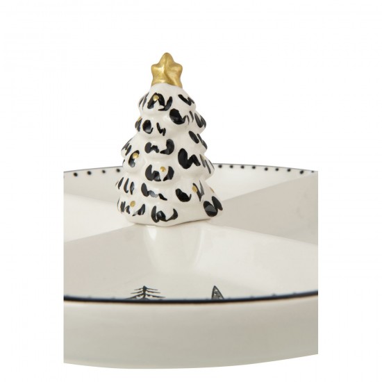 J Line Plateau de service plateaux de service Jolipa Plateau Dolomite Blanc Noir.