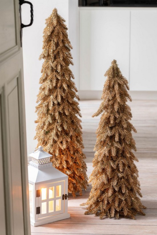 J Line Albero Di Natale Plastica Oro Medium Árbol De Navidad Plástico Dorado Medium.