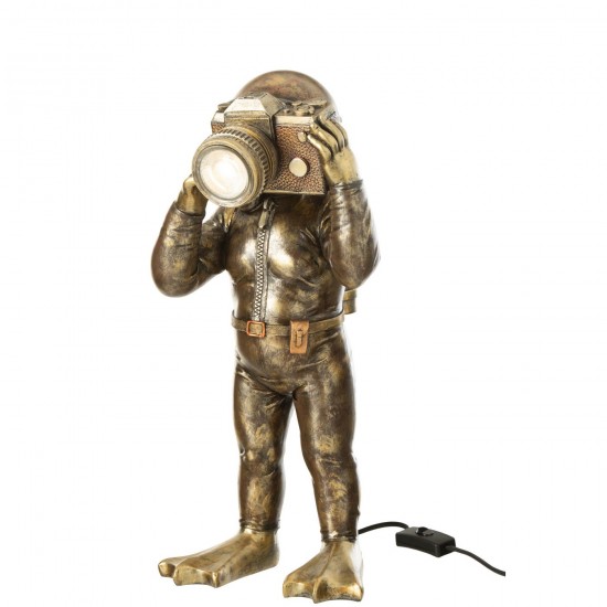 J Line Éclairage Armatures Luminaires D'intérieur Pieds De Lampe Avec Abat Jour Lampes De Table Jolipa Lampe Plongeur Polyeres.