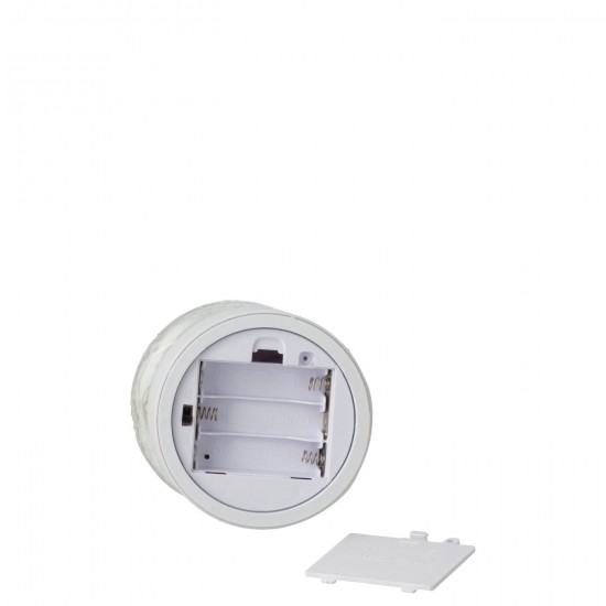 Jline Boom Led Draaiend Glas Wit Transparant Large.