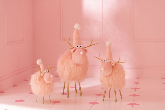 J Line Renna Cappello Poliestere Rosa Chiaro Small Reno Sombrero Poliéster Rosa Claro Small.