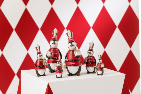 J Line Pinguino Natale Poliresina Multicolore Small Assortimento Di 3 Pingüino Navidad Poliresina Multicolor Small Surtido De .