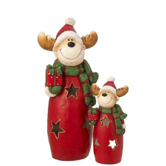 Jline 59741 Figuren Figurines Figurines Figuren Figuritas Sculture DECORATIE Winter Kerst.