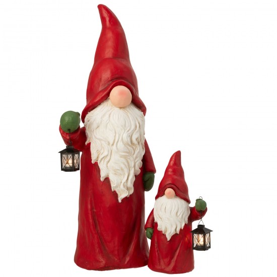 J Line lutins statuettes Jolipa Lutin Lantern Magnésium Multicolore Large.